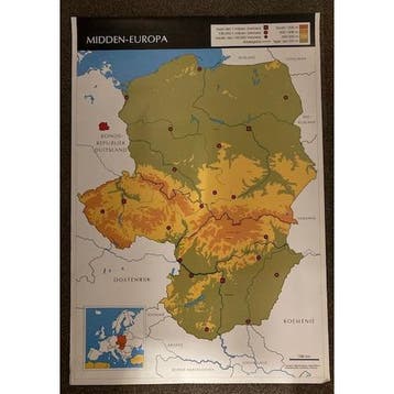 Poster Midden-Europa, Verzenden, Nieuw