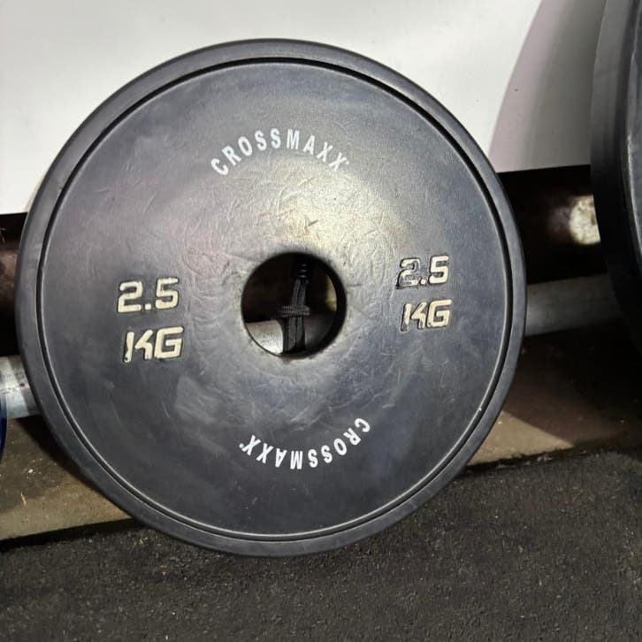 Lifemaxx - Crossmaxx - Halterschijven - Bumper Plates - 1,5, Sport en Fitness, Fitnessapparatuur, Overige typen, Ophalen of Verzenden