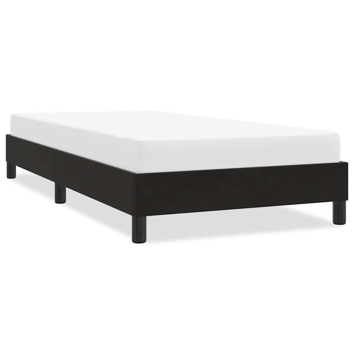 vidaXL Bedframe zonder matras 90x220 cm fluweel zwart, Huis en Inrichting, Slaapkamer | Bedden, Nieuw, Verzenden