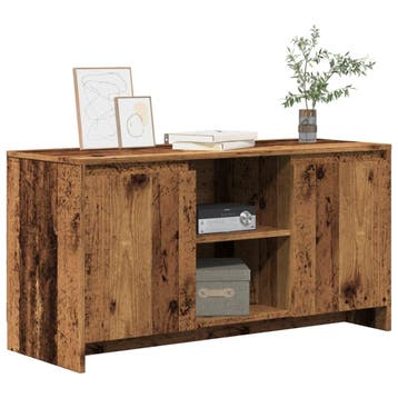 vidaXL Tv-meubel 102x37,5x52,5 cm bewerkt hout oud, Verzenden