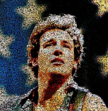 David Law - Crypto Bruce Springsteen II - Format XL 50X75, Antiek en Kunst