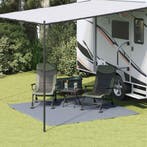 vidaXL Tenttapijt Blauw en Grijs 250 x 250 cm Polyetheen, Caravans en Kamperen, Tentaccessoires, Verzenden, Nieuw