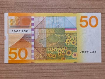 Nederland. - 50 Gulden 1982 (Zonnebloem) - PL83.a (Zonder