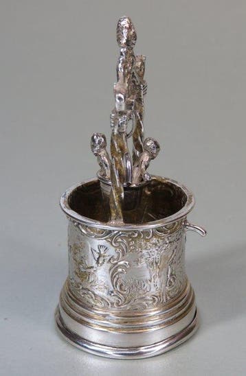 Ca 1900: Kindjes in een waterput (Simon Rosenau, Bad