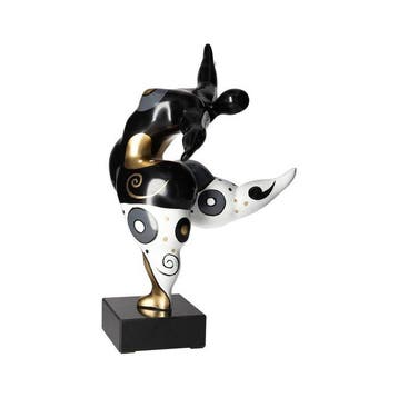 STB-ART - Beeldje - Dancing lady - Marmer, Hars