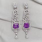 Sans prix de réserve - Boucles doreilles Argent Améthyste, Bijoux, Sacs & Beauté, Boucles d'oreilles