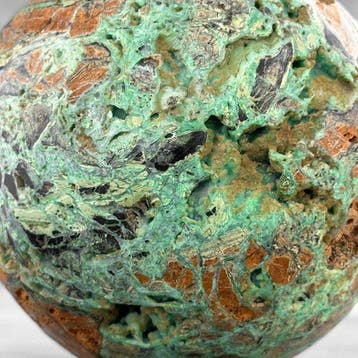 GEEN RESERVE PRIJS - Prachtige Groene Smithsonite Bol op een