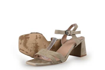 Manfield Sandalen in maat 41 Beige, Vêtements | Femmes, Chaussures, Verzenden, Sandalen of Muiltjes