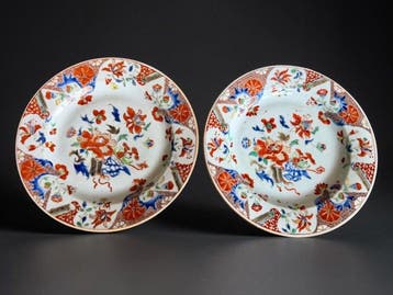 Chinese Imari Plates – Qianlong Period, Jingdezhen, c.
