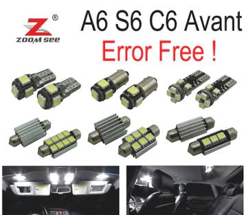 Kit 20 Ampoules Led Intérieur Pour Audi A6 S6 Rs6 C6 Avant 0, Verzenden