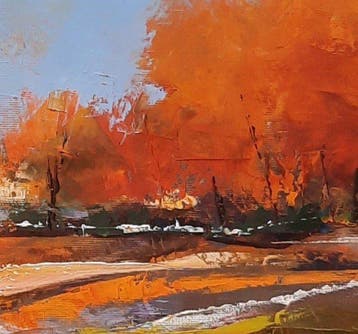 MURSIC - EN PROMENADE, Antiquités & Art, Art | Peinture | Moderne