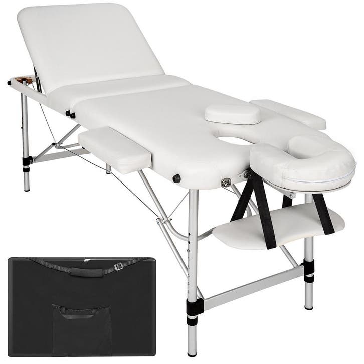 tectake 3 zones massagetafel met 5cm vulling en aluminiumfra, Sports & Fitness, Produits de massage, Envoi