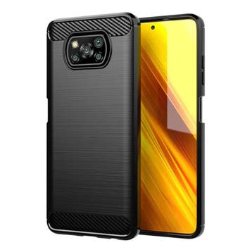 Xiaomi Poco X3 Pro Hoesje - Carbon Fiber Textuur Shockproof, Verzenden