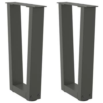 vidaXL Salontafelpoten 2 st V-vormig 28x(42-43,3) cm staal, Verzenden