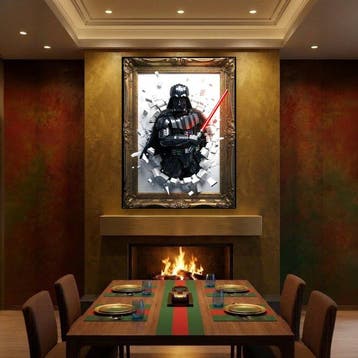 AT9 - [Canvas XXL] Darth Vader - Distruzione Stellare