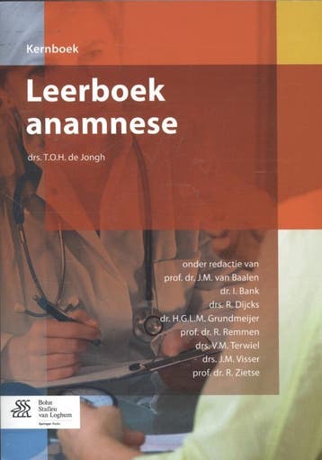 Kernboek Leerboek anamnese / Kernboek 9789036803434, Verzenden, T.O.H. de Jongh