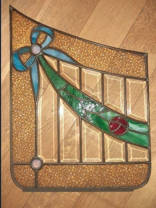 Art nouveau Vitrail (4) - 1920-1930 - 4 vitraux Art nouveau, Antiquités & Art, Art | Objets design
