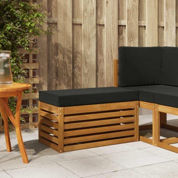 vidaXL Buitenstoel Bank Massief Acacia Hout Naturel, Verzenden