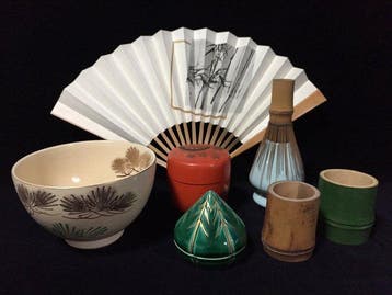 Fine Japanese Antique/Vintage Nodate Portable Tea Ceremony