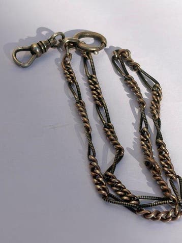 Zonder minimumprijs - Ketting Rara Single Albert Tricolore