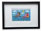 James Rizzi (1950-2011) - Tacking Through the Wind & Waves, Antiek en Kunst