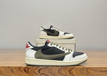 Air Jordan - Jordan 1 Retro Low OG SP - Travis Scott Olive -