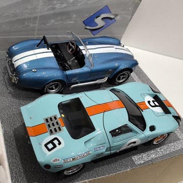 Solido 1:18 - Modelauto (2) - Ford GT40 / AC Cobra 427, Nieuw