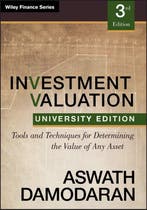 Investment Valuation University Edit 3rd 9781118130735, Livres, Langue | Anglais, Verzenden, Aswath Damodaran