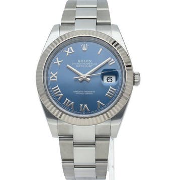 Rolex - Datejust 41 Mens Watch Oyster Azzurro Blue - 126334, Bijoux, Sacs & Beauté