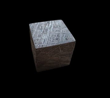 Muonionalusta meteoriet HQ Swedish Cube - Hoogte: 2 cm -