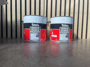 Veiling - Tenco Vloer Acryl Betonverf Bladgroen 2,5 Liter ?, Bricolage & Construction, Peinture, Vernis & Laque