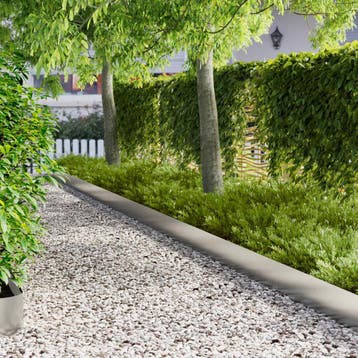 vidaXL Gazonrand 20 st 102 x 15 x 4 cm Staal Zilverkleurig, Verzenden