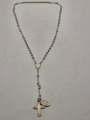 Rozenkrans - Zilver - 1920-1930 - Oosters-orthodox kruis