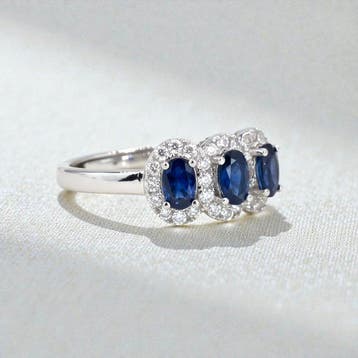 Sans prix de réserve - Bague Plaqué or Saphir - Topaze - Or