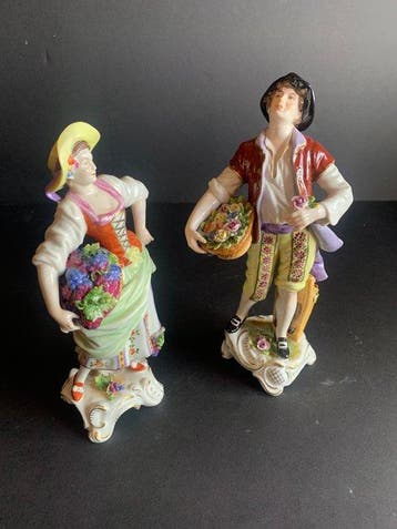 Dresden - Beeldje - Karl Thieme (2) - Porselein