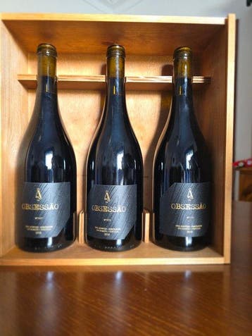 2018 Altas Quintas, Obsessão - Alentejo DOC - 3 Flessen, Nieuw