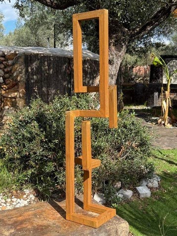 Ana Lucia B.M - Sculpture Corten - XXL - NO Reserve