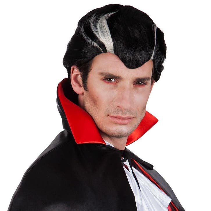 Halloween Pruik Zwart, Hobby en Vrije tijd, Feestartikelen, Nieuw, Verzenden