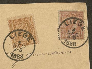 België 1884/1891 - Verzameling documenten emissie Leopold II