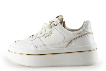 Twinset Milano Sneakers in maat 37 Wit, Verzenden, Wit, Zo goed als nieuw, Sneakers