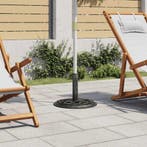 vidaXL Parasolvoet 44x44x31 cm gietijzer groen, Verzenden, Nieuw