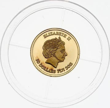 0,5 gram - Or .999 - 10 Dollars Fiji 2011 - Ayers Rock (Sans