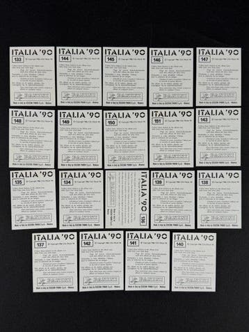 1990 Panini Italia 90 World Cup, CCCP: complete team