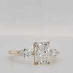 Zonder minimumprijs - Ring - 14 karaat Geel goud - 2.19ct., Nieuw