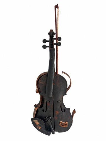 Arman (1928-2005) - Violon brulé