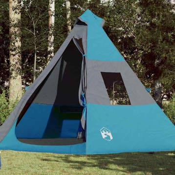 vidaXL Tipitent 7-persoons waterdicht blauw, Verzenden, Nieuw