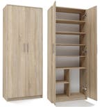 Kantoorkast-Kledingkast Sonoma (Kledingkasten, Slaapkamer), Verzenden, Nieuw, 50 tot 100 cm, 150 tot 200 cm