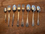 Lepel (8) - Zilver - Bestek zilver 800, Antiek en Kunst