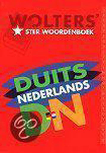 Wolters sterwoordenboek Duits-Nederlands / Wolters ster, Verzenden, Gelezen, Nederlands