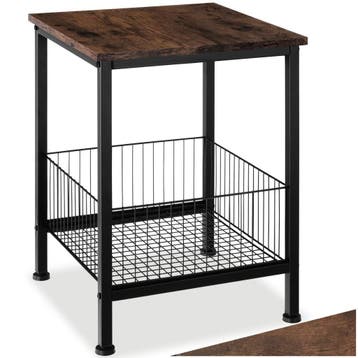 Bijzettafel Grimsby 40x40x55,5cm, Verzenden, Nieuw